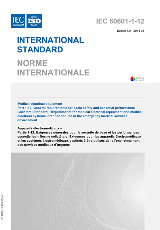Cover IEC 60601-1-12:2014
